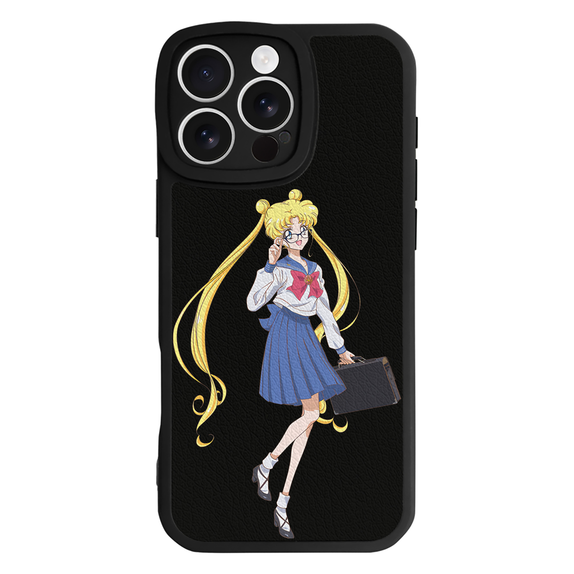 （画像用） 美少女戦士セーラームーン 愛野 美奈子 あいの みなこ Sailor Moon Aino Minako 【iPhone 16シリーズ対応】シリコンスマホケース（レザー調） 材質：シリコン